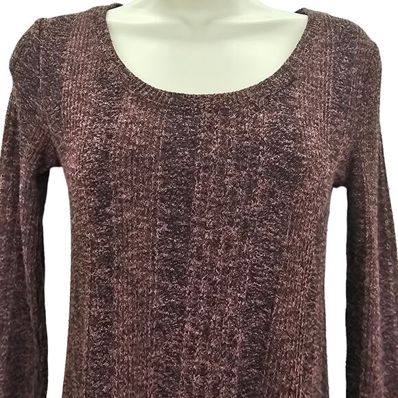 Urban Outfitters BDG Womans size S Petite Ribbed Knit Mini Sweater Dress Brown - Picture 2 of 8